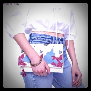 Rachel Pally reversable  clutch